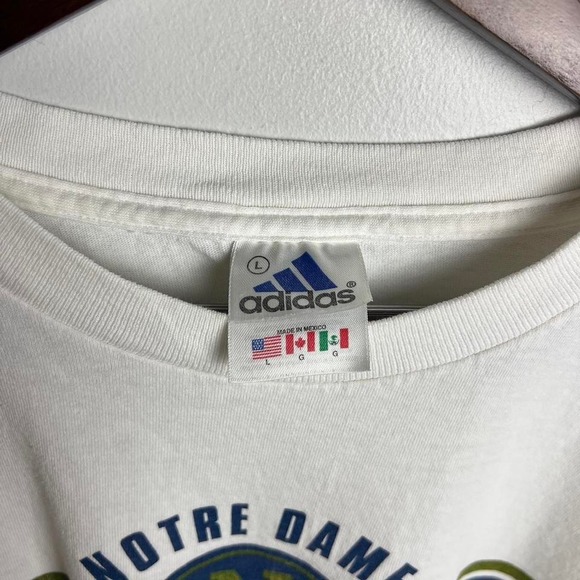 Vintage Notre Dame Adidas Tee - Picture 5 of 8
